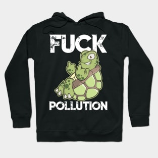 Earth Day T Shirt Environmental Anti Pollution Fun Turtle Hoodie